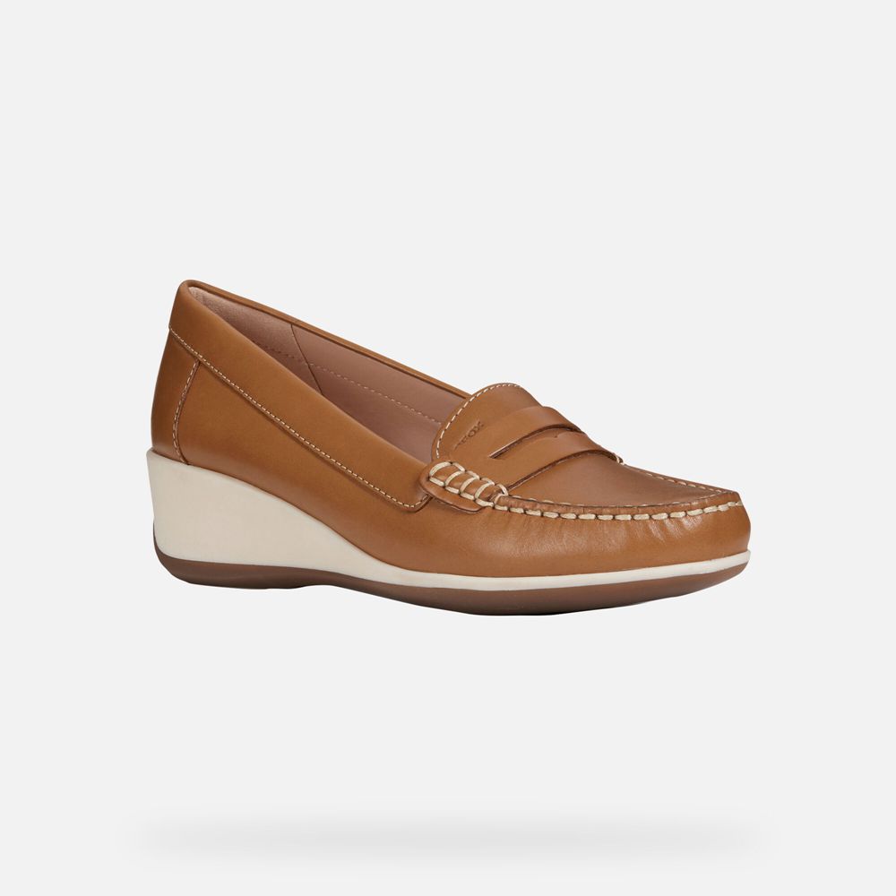Geox Bayan Loafers Kahverengi - Arethea - FSA-683970